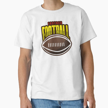 Fantasy Football Yellow Red T-Shirt - Casual Everyday Wear Unisex - T-Shirt, Sweatshirt, Hoodie