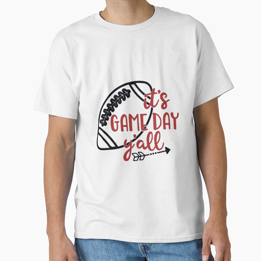 Its Game Day Yall T-Shirt - Minimalist Print Men Women - T-Shirt, Sweatshirt, Hoodie