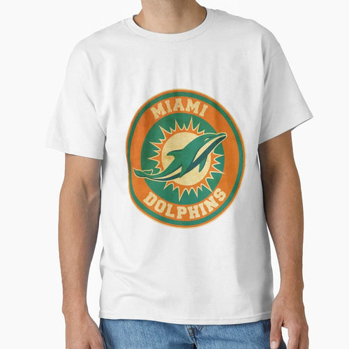 Art Miami Dolphins T-Shirt - Aesthetic Graphic for Adults - T-Shirt, Sweatshirt, Hoodie