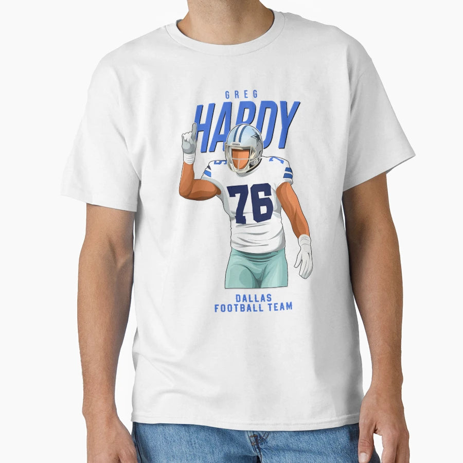 Greg Hardy 76 Dallas Football Team T-Shirt - Unique Graphic Men Women - T-Shirt, Sweatshirt, Hoodie