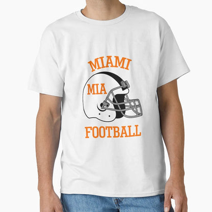 Miami Football And T-Shirt - Aesthetic Graphic Unisex - T-Shirt, Sweatshirt, Hoodie