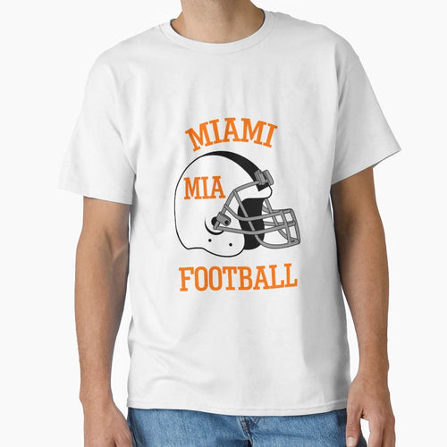 Miami Football And T-Shirt - Aesthetic Graphic Unisex - T-Shirt, Sweatshirt, Hoodie