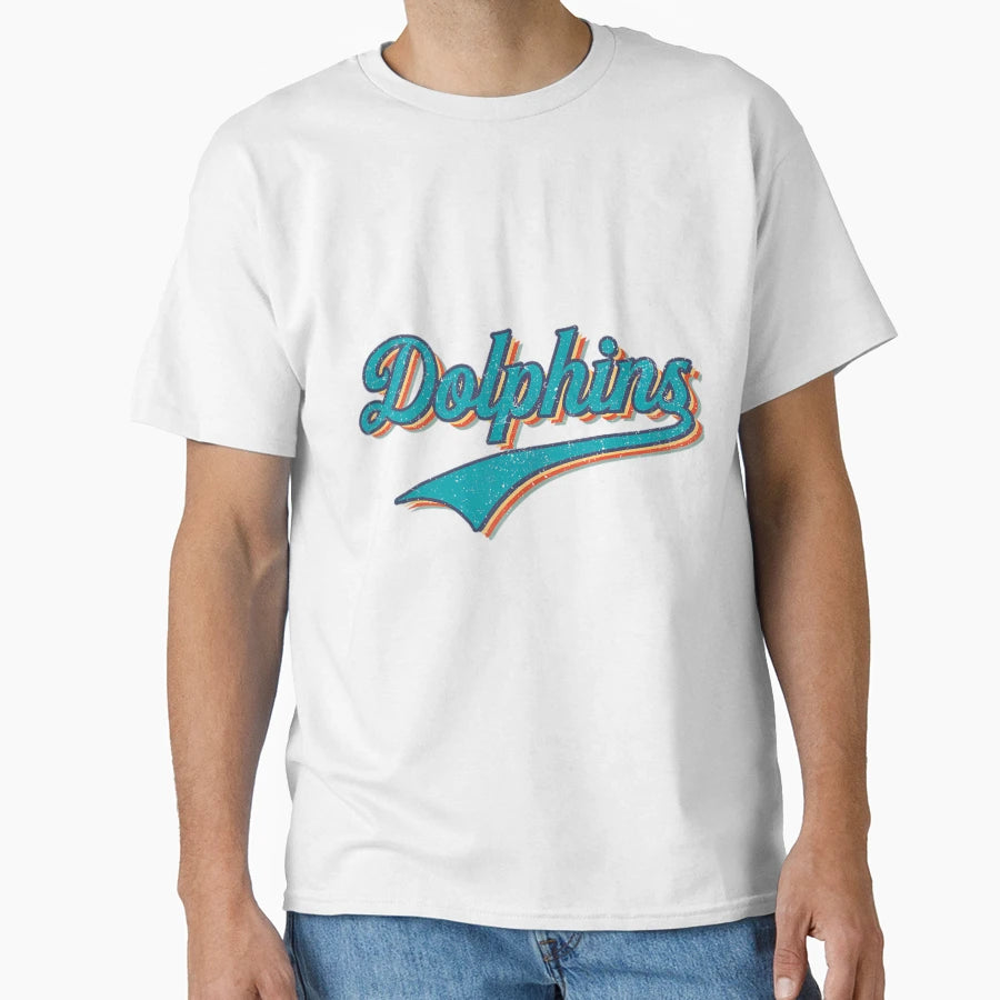 Dolphins Sports Name T-Shirt - Streetwear Style for Adults - T-Shirt, Sweatshirt, Hoodie