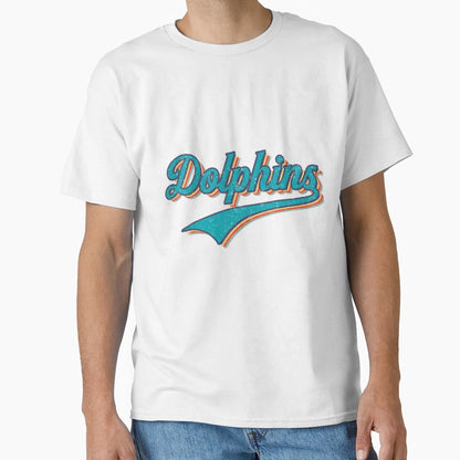 Dolphins Sports Name T-Shirt - Streetwear Style for Adults - T-Shirt, Sweatshirt, Hoodie