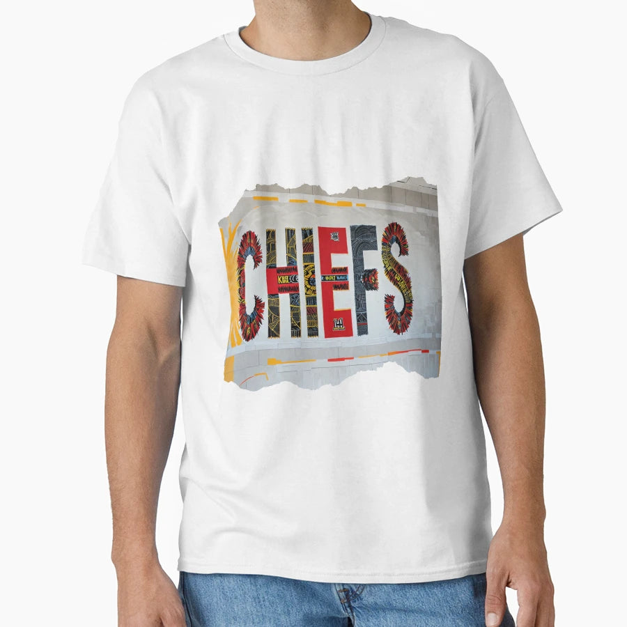 Kansas City Chiefs Colors 5 T-Shirt - Casual Everyday Wear Men Women - T-Shirt, Sweatshirt, Hoodie