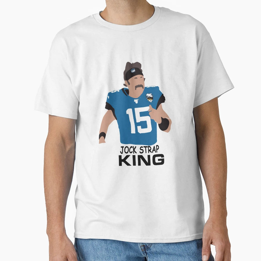 Minshew Mustache Jock Strap King T-Shirt - Custom Art Print Unisex - T-Shirt, Sweatshirt, Hoodie