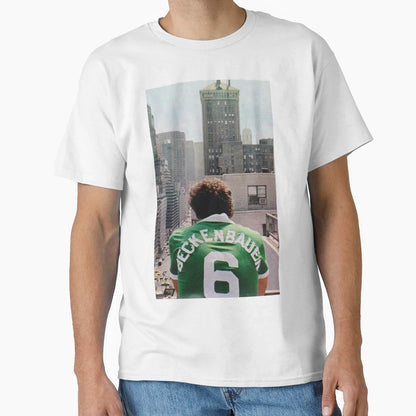 Beckenbeauer Watching New York City T-Shirt - Fun Novelty Design for Adults - T-Shirt, Sweatshirt, Hoodie
