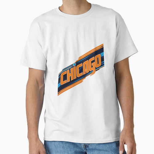 Eye Catching Featuring Word Chicago As T-Shirt - Trendy Graphic Unisex - T-Shirt, Sweatshirt, Hoodie