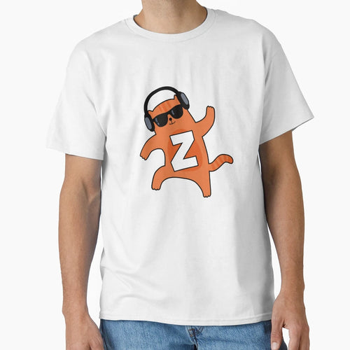 Monogram Z Groovy Cat T-Shirt - Graphic Print Men Women - T-Shirt, Sweatshirt, Hoodie