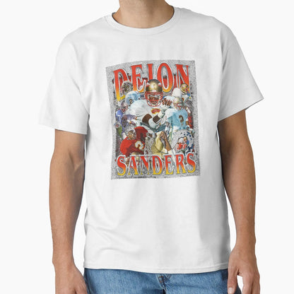 Deion Sanders College Bootleg T-Shirt - Novelty Apparel Men Women - T-Shirt, Sweatshirt, Hoodie