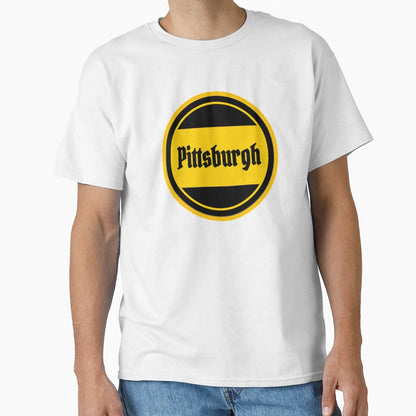 Pittsburgh Steel City Logo T-Shirt - Custom Art Print Men Women - T-Shirt, Sweatshirt, Hoodie