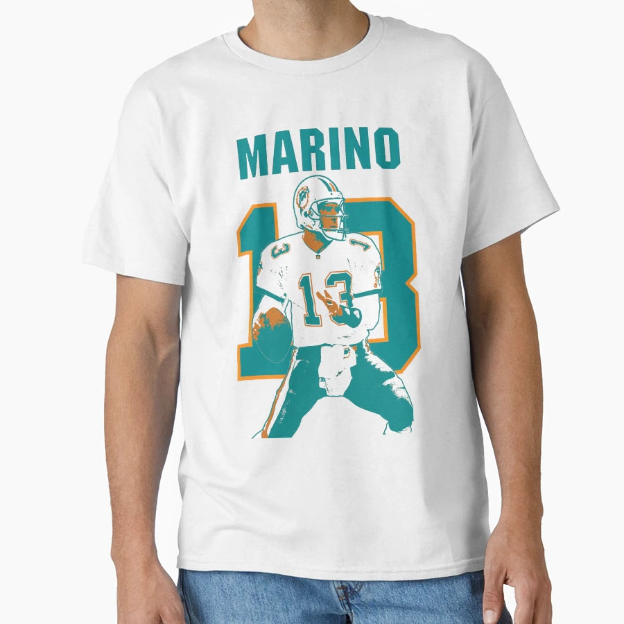 Dan Marino 13 T-Shirt - Aesthetic Graphic for Adults - T-Shirt, Sweatshirt, Hoodie