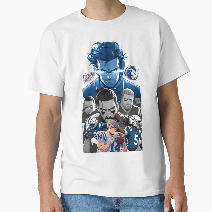 4Thsl Colts O And Coach Redo T-Shirt - Casual Everyday Wear for Adults - T-Shirt, Sweatshirt, Hoodie