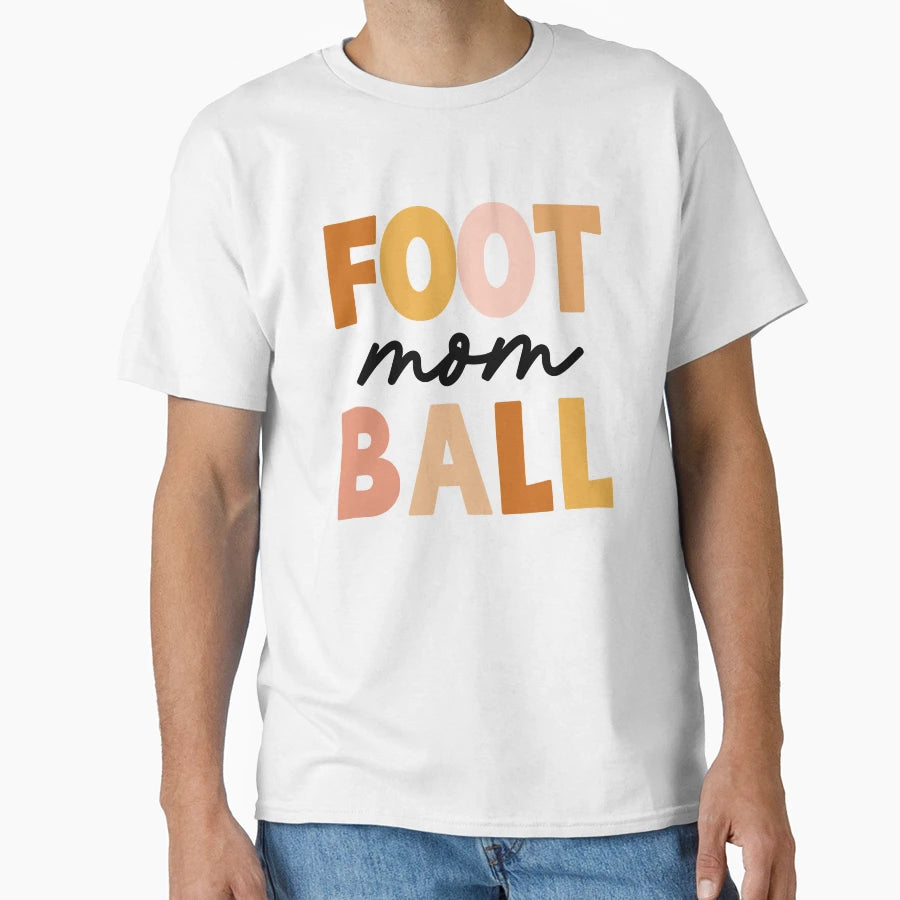 Football Mom T-Shirt - Minimalist Print Unisex - T-Shirt, Sweatshirt, Hoodie
