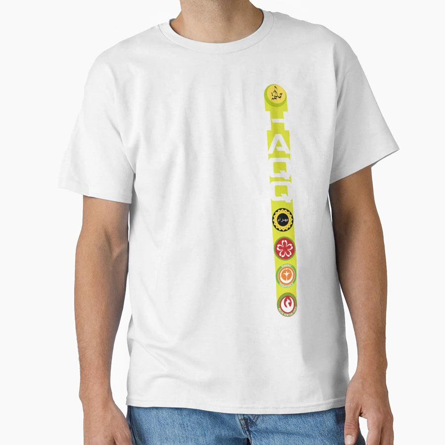Haqq Strip T-Shirt - Minimalist Print for Adults - T-Shirt, Sweatshirt, Hoodie
