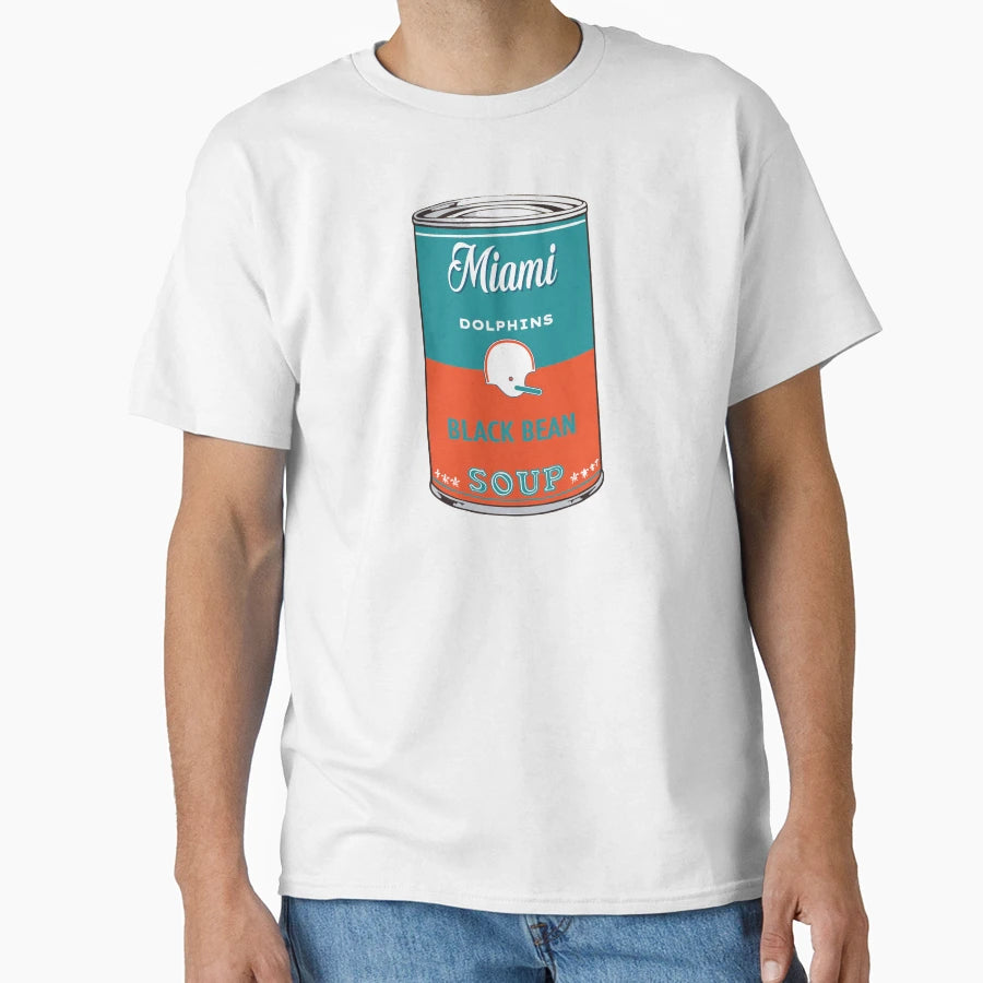 Miami Dolphins Soup Can T-Shirt - Graphic Print Men Women - T-Shirt, Sweatshirt, Hoodie