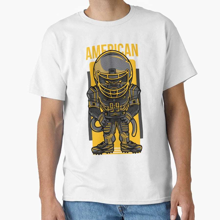 American Football T-Shirt - Fun Novelty Design for Adults - T-Shirt, Sweatshirt, Hoodie
