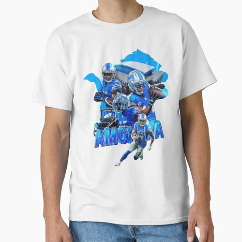 Amon Ra St Brown Lions T-Shirt - Custom Art Print for Adults - T-Shirt, Sweatshirt, Hoodie