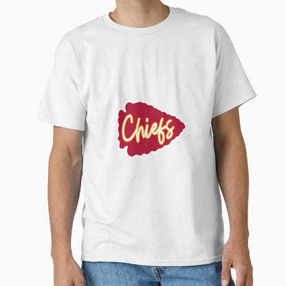Kansas City Chiefs Arrowhead T-Shirt - Custom Art Print Unisex - T-Shirt, Sweatshirt, Hoodie