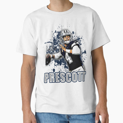 Prescott Qb Throw T-Shirt - Casual Everyday Wear for Adults - T-Shirt, Sweatshirt, Hoodie