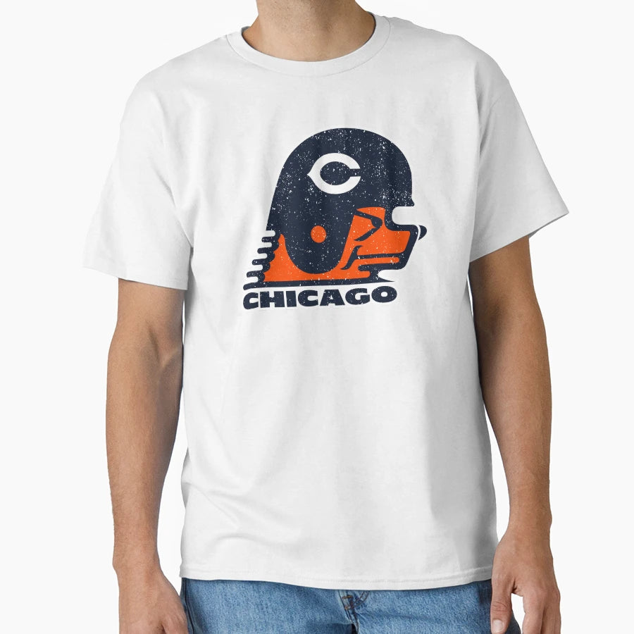 Da Bears Throwback Szn White Outline T-Shirt - Graphic Print for Adults - T-Shirt, Sweatshirt, Hoodie