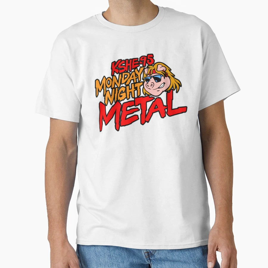 Monday Night Metal T-Shirt - Graphic Print Unisex - T-Shirt, Sweatshirt, Hoodie