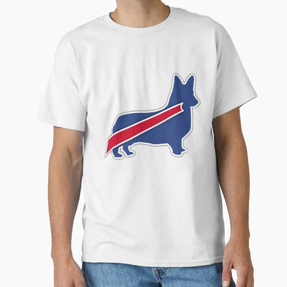 Buffalo Bills Corgi T-Shirt - Trendy Graphic Unisex - T-Shirt, Sweatshirt, Hoodie