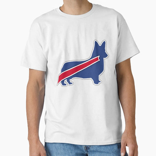 Buffalo Bills Corgi T-Shirt - Trendy Graphic Unisex - T-Shirt, Sweatshirt, Hoodie