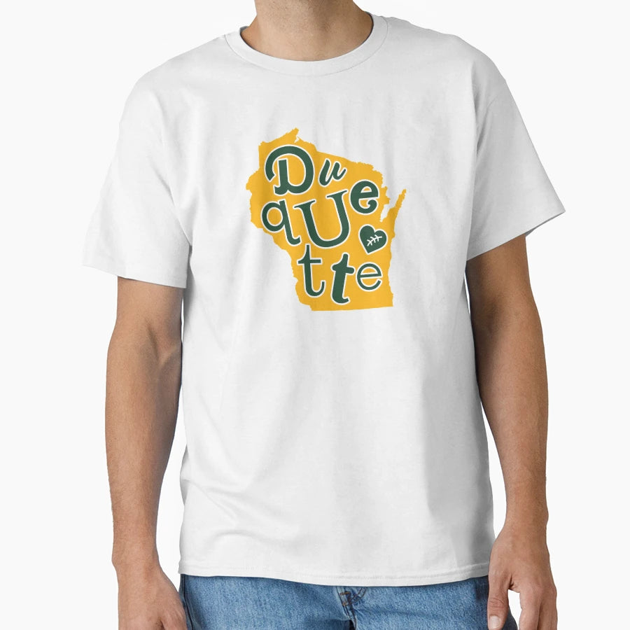 Duquette Green Gold Packer T-Shirt - Streetwear Style for Adults - T-Shirt, Sweatshirt, Hoodie