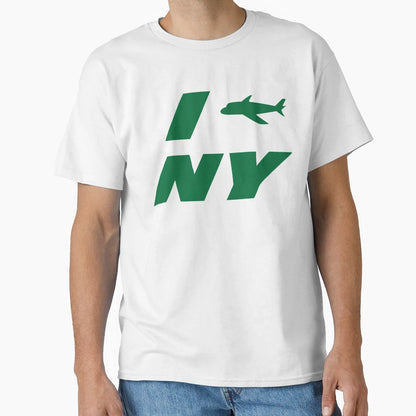 New York Jets I Jet Ny White T-Shirt - Unique Graphic Men Women - T-Shirt, Sweatshirt, Hoodie