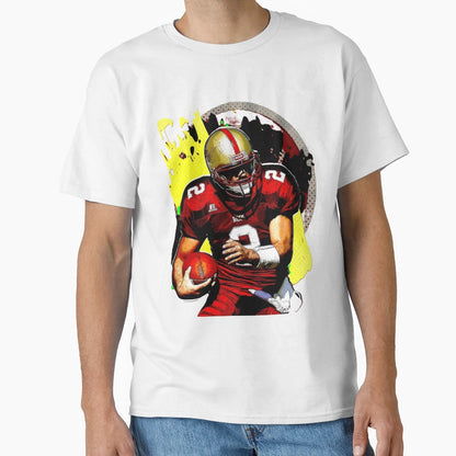 Abstract Modern Football Player T-Shirt - Minimalist Print for Adults - T-Shirt, Sweatshirt, Hoodie