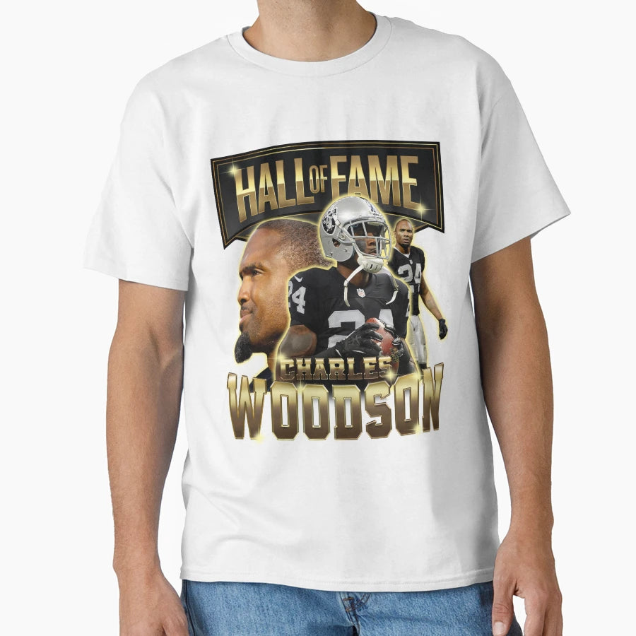 Charles Woodson Football 80S 90S Rap T-Shirt - Streetwear Style Unisex - T-Shirt, Sweatshirt, Hoodie
