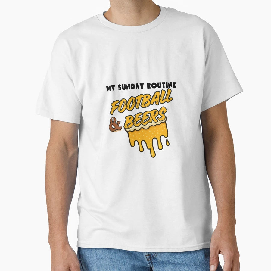 Pittsburgh Steelers Sunday Football Beers T-Shirt - Streetwear Style Unisex - T-Shirt, Sweatshirt, Hoodie
