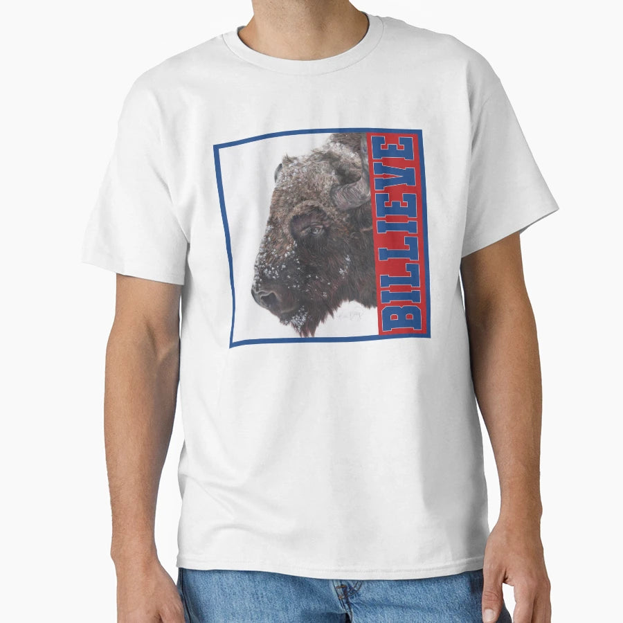 Billieve Buffalo Bills Football Nfl T-Shirt - Minimalist Print Men Women - T-Shirt, Sweatshirt, Hoodie