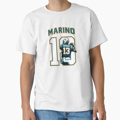Dan Marino Miami Number 13 Football T-Shirt - Casual Everyday Wear Unisex - T-Shirt, Sweatshirt, Hoodie