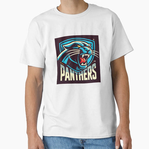 Panthers Fans Assemble Here T-Shirt - Fun Novelty Design Unisex - T-Shirt, Sweatshirt, Hoodie