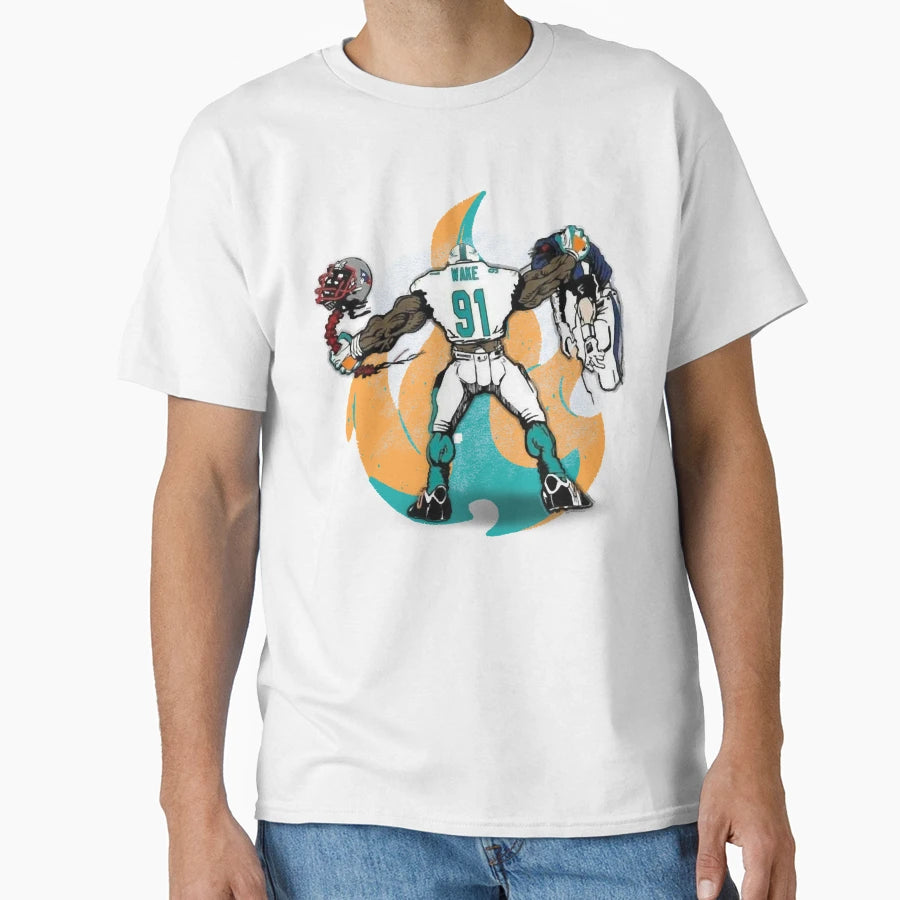 TH Dolphins T-Shirt - Graphic Print Unisex - T-Shirt, Sweatshirt, Hoodie