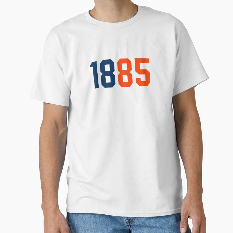 1885 Luton Navy Orange T-Shirt - Trendy Graphic for Adults - T-Shirt, Sweatshirt, Hoodie