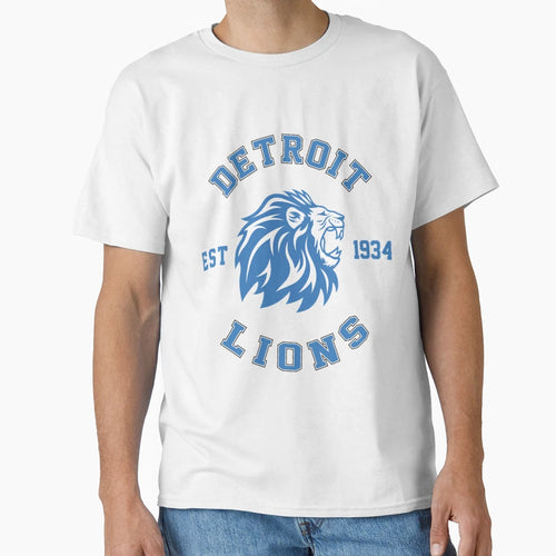 Art Detroit Lions T-Shirt - Custom Art Print for Adults - T-Shirt, Sweatshirt, Hoodie