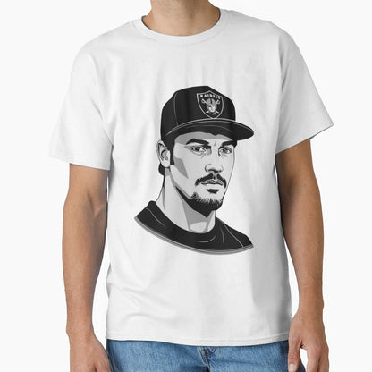 Urban Cap Portrait Street Illustration T-Shirt - Unique Graphic for Adults - T-Shirt, Sweatshirt, Hoodie