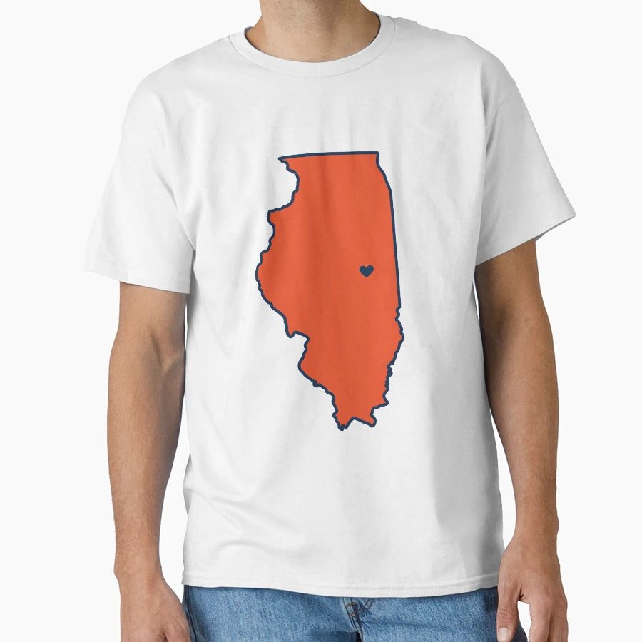 Champaign Heart T-Shirt - Custom Art Print Men Women - T-Shirt, Sweatshirt, Hoodie