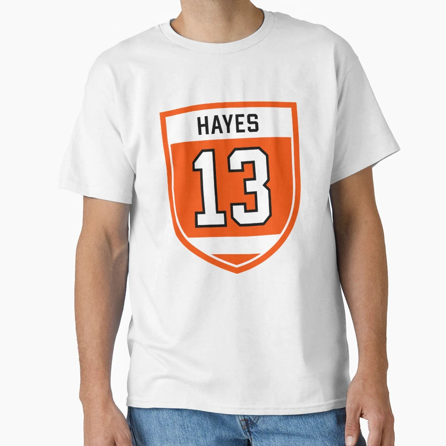 Hayes 13 Emblem T-Shirt - Novelty Apparel Unisex - T-Shirt, Sweatshirt, Hoodie