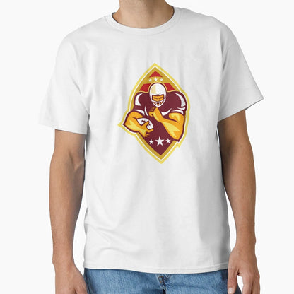 American Football Sports Player T-Shirt - Trendy Graphic Unisex - T-Shirt, Sweatshirt, Hoodie