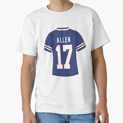 Allen Number 17 T-Shirt - Graphic Print for Adults - T-Shirt, Sweatshirt, Hoodie