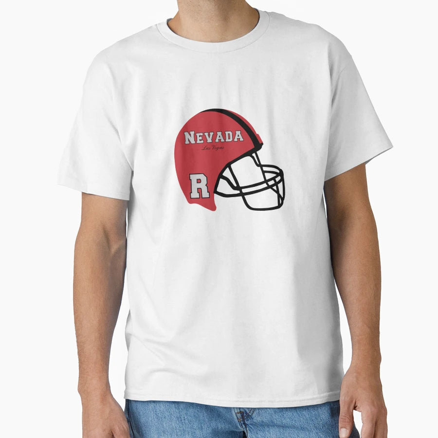 Las Vegas Nevada Nv Football Helmet T-Shirt - Unique Graphic Unisex - T-Shirt, Sweatshirt, Hoodie