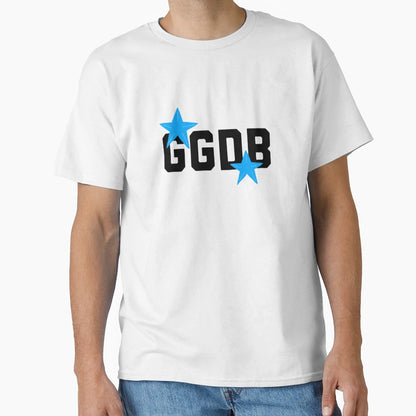 Ggdb Golden Goose Deluxe Brand Blue Stars T-Shirt - Graphic Print Men Women - T-Shirt, Sweatshirt, Hoodie