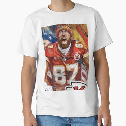 Chiefs Kelce 87 T-Shirt - Trendy Graphic for Adults - T-Shirt, Sweatshirt, Hoodie
