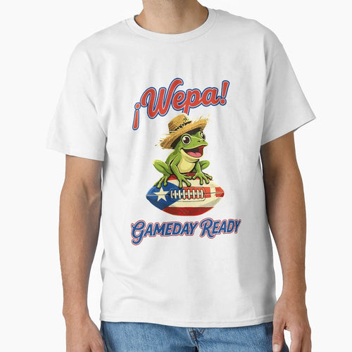 Wepa Game Day Ready Coqui Puerto T-Shirt - Casual Everyday Wear Unisex - T-Shirt, Sweatshirt, Hoodie