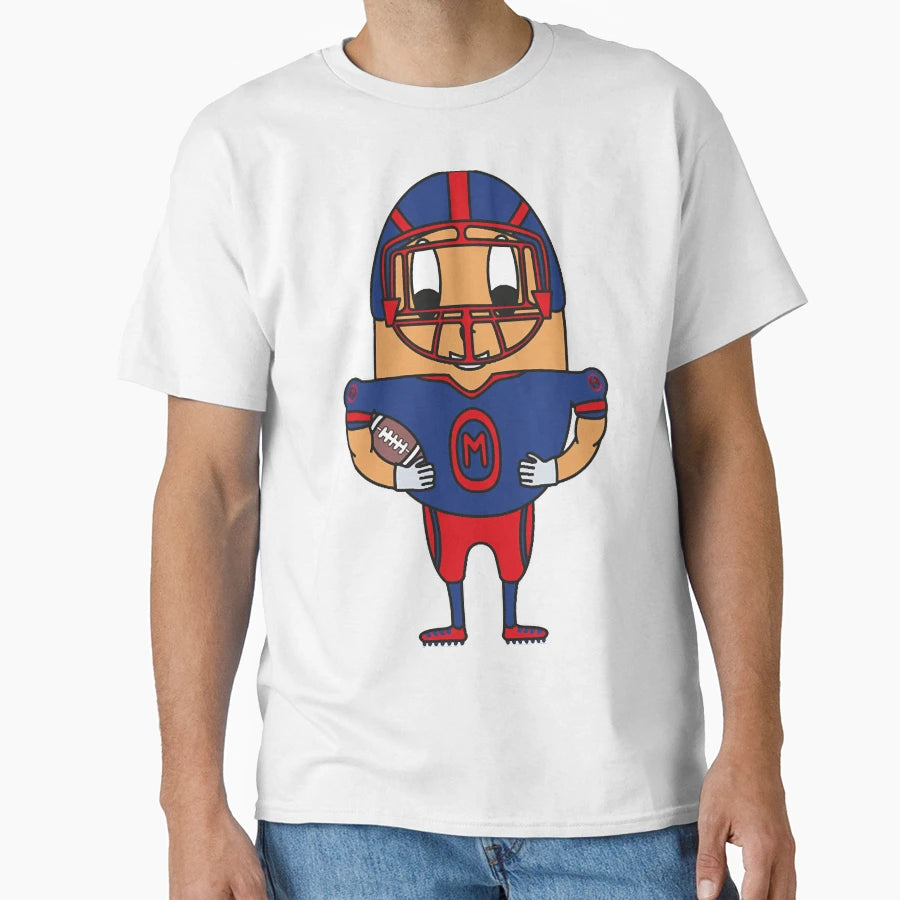 American Football Player Egg T-Shirt - Graphic Print Unisex - T-Shirt, Sweatshirt, Hoodie