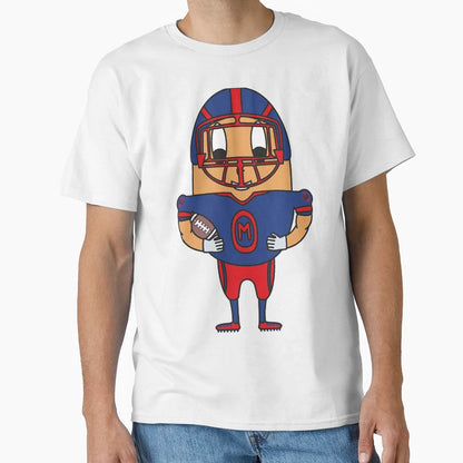 American Football Player Egg T-Shirt - Graphic Print Unisex - T-Shirt, Sweatshirt, Hoodie